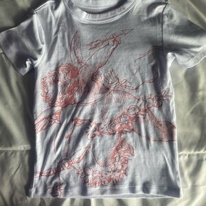 Cotton On white graphic fitted t shirt